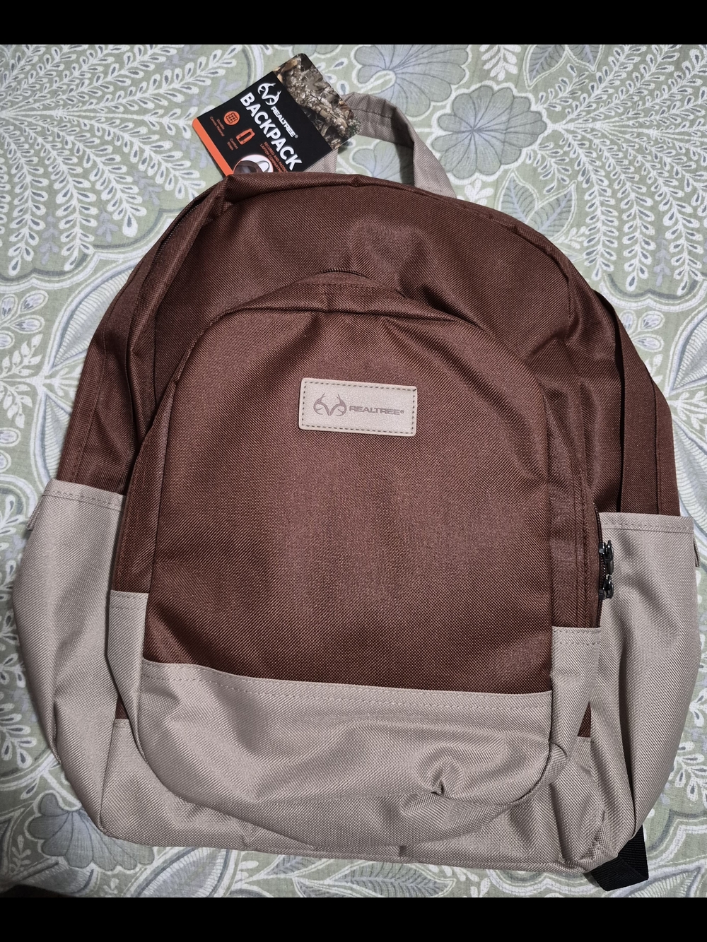 Realtree Brown and Tan Everyday Backpack With Laptop Compartment - Realtree